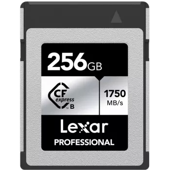 Lexar Professional CFexpress Type B-hukommelseskort 256GB, Silver Series (LCXEXSL256G-RNENG)