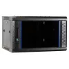 DSIT DS6404-F 4U vægmonteret serverkabinet med glasdør, umonteret, 600 x 450 mm