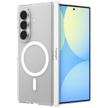 Spigen Air Skin Zero MagFit-cover til Samsung Galaxy Z Fold 8 Ultra, MagSafe-kompatibel, Clear White (ACS11495)