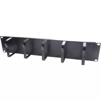 DS-IT 19 inch kabelstyringspanel, metal - 2U (DS-1904-2U)
