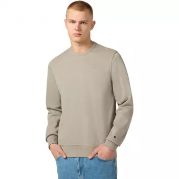 Champion herre crewneck sweatshirt beige 220785 ES035 XL