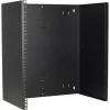 DSIT 12U 19 inch vægmonteret rackramme, 300 mm dybde, fast, stål, sort