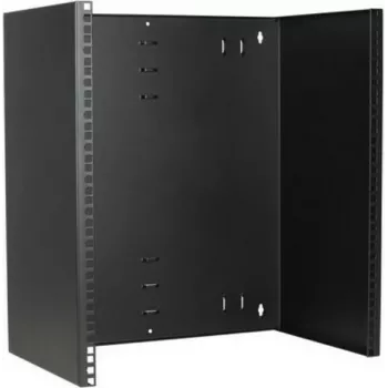 DSIT 12U 19 inch vægmonteret rackramme, 300 mm dybde, fast, stål, sort