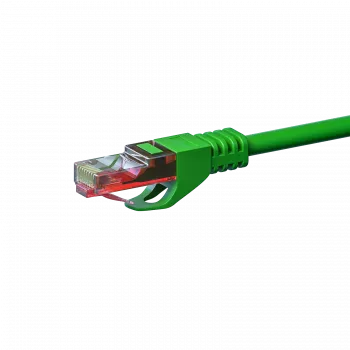 DSIT CAT6 U/UTP netværkskabel, 1 m, grøn, 100 % kobber (DC-63-010)