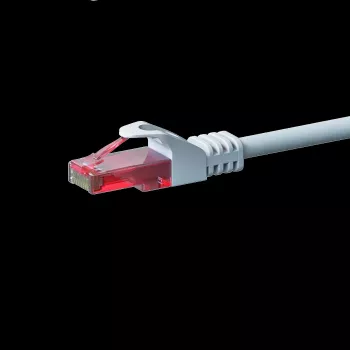 DSIT CAT6 U/UTP netværkskabel, 5 m, hvid, 100 % kobber (DC-62-050)