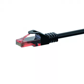 DSIT CAT6 U/UTP netværkskabel, 50 m, sort, 100 % kobber (DC-60-500)