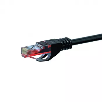 DSIT CAT6 U/UTP netværkskabel, 50 m, sort, 100 % kobber (DC-60-500)