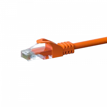 DSIT CAT5e U/UTP netværks-patchkabel, 1 m, orange, 100 % kobber (DC-56-010)