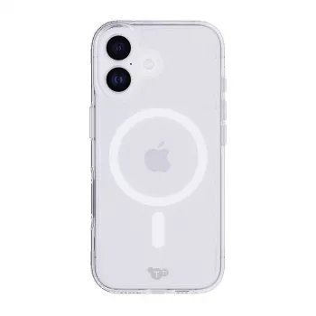 Tech21 EvoClear MagSafe cover til iPhone 17 transparent – 3,6 m faldbeskyttelse, UV-bestandig, antimikrobiel