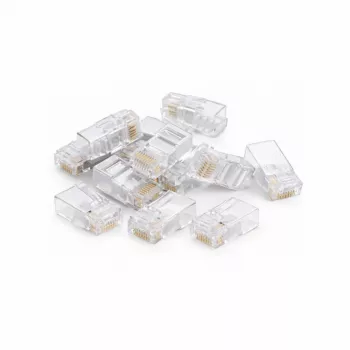 DSIT CAT6 UTP RJ45-stik til massivleder – 10-pak