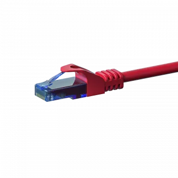 DSIT CAT6a U/UTP 100% kobber-patchkabel, 1,5 m, rød