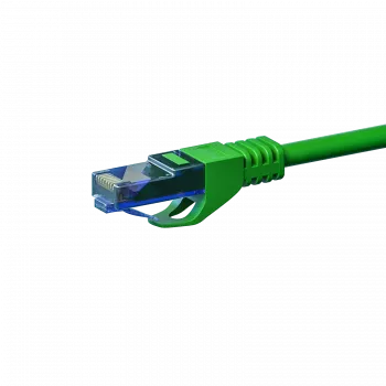 DSIT CAT6a U/UTP 100% kobber-patchkabel, RJ45, 1,5 m, grøn