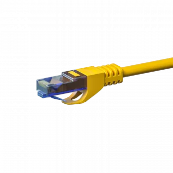 DSIT CAT6a U/UTP 100% kobber netværkskabel, 2 m, gul (DC-U6A7-020)