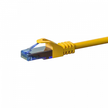 DSIT CAT6a U/UTP 100% kobber netværkskabel 15m gul 10GbE 500MHz