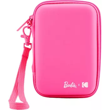 Kodak x Barbie EVA-beskyttelsesetui med aftagelig rem og netrum til Printomatic og Step Slim, lyserød (RODBCEPK)