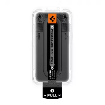 Spigen Glas.tR EZ Fit Pro 2-pak skærmbeskyttelsesglas af hærdet glas til Samsung Galaxy A27 5G - klar