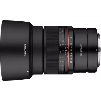 Objektiv med manuel fokus Samyang MF 85mm f/1.4 Z til Nikon Z-kameraer (F1211214101)