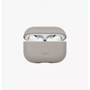 UNIQ Lyden DS hybridcover til Apple AirPods Pro 2. generation (2022/2023), elfenben/fletværk-grøn