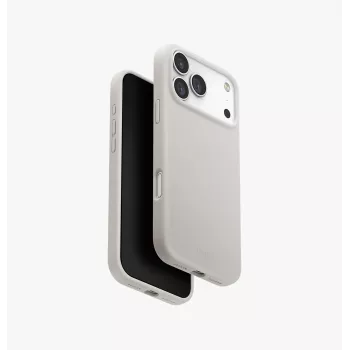 UNIQ Lino MagClick ladeetui til iPhone 17 Pro Max - lysegrå