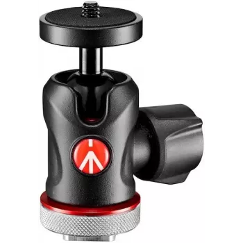 Manfrotto MH492LCD-BH kuglehoved til kameraets blitzsko, sort