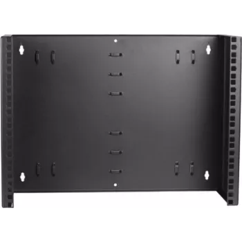 DSIT 8U 19-Inch Wall-Mount Fixed Rack Frame, 180 mm Depth, Black (DS-WMB8-S)