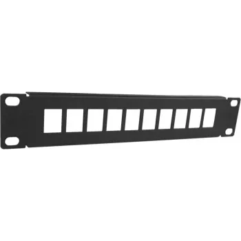 DSIT DS10-Patch-10UTP 10-port ubelagt UTP keystone-patchpanel, 1U 19