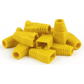 DSIT DANICOM RJ45 trækaflastningshylster gul 10-pak