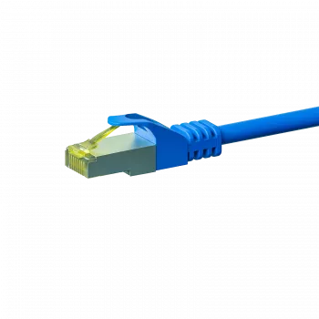 DSIT Cat.7 S/FTP PiMF RJ45 netværkskabel, 0,25 m, blå