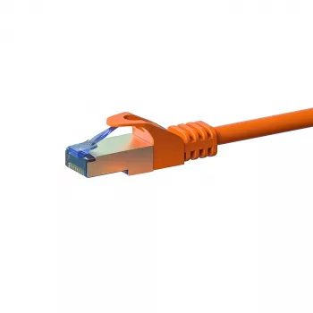 DSIT CAT 6a S/FTP LSOH netværks-patchkabel, 20 m, orange, 10 Gbps, 500 MHz, RJ45