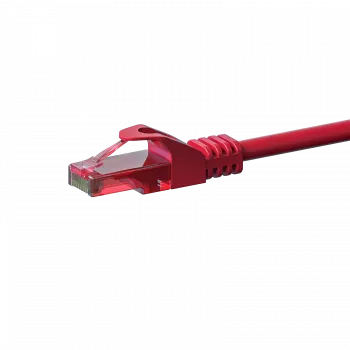 DSIT CAT6 netværkskabel 100% kobber - U/UTP - 10 meter - rød (DC-65-100)