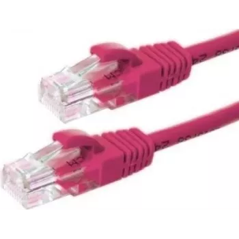 DSIT CAT6 U/UTP Ethernet-patchkabel, 10 m, pink, 100% kobber, RJ45, 1 Gbit/s, 250 MHz