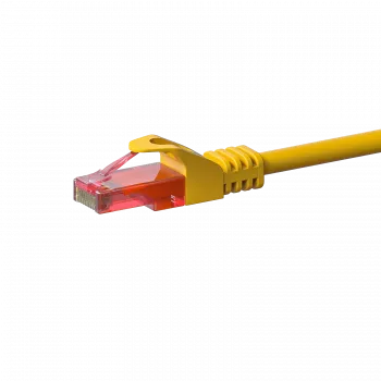 DSIT CAT6-netværkskabel U/UTP 0,15 m gul 100% kobber (DC-67-001)