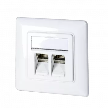 DSIT keystone-dækplade, hvid (DC-Wall-Key-W)