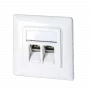 DSIT keystone-dækplade, hvid (DC-Wall-Key-W)