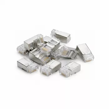 DSIT FTP RJ45 CAT6-netværksstik til fleksible kabler - 10 stk.