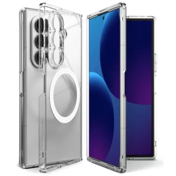 Ringke Fusion Magnetic MagSafe-cover til Samsung Galaxy Z Fold 8 Ultra - transparent