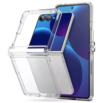 Ringke Fusion Flap Galaxy Z Flip 8 klar cover med hængselsbeskyttelse