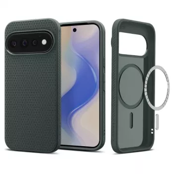 SPIGEN Liquid Air Mag MagSafe-cover til Google Pixel 11 Pro - Abyss Green