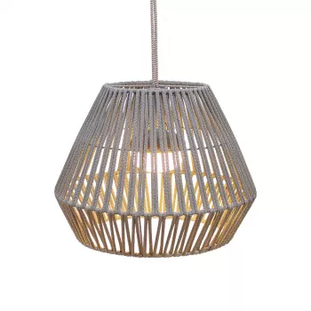 New Garden Conta Rechargeable Hanging Lamp, Taupe Grey