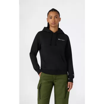 Champion Women's Hooded Sweatshirt Black L