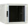 DSIT 9U Reversible Wall-Mount Server Cabinet with Glass Door, White, 600x600x501 mm (DS6609W-DOUBLE)