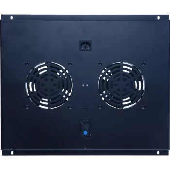 DSIT DS-FT60 serverrack-blæserenhed med 2 blæsere og termostat til 600 mm dybe skabe