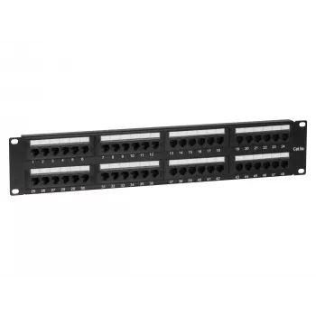 DS-IT CAT 5e UTP netværks-patchpanel, 19 inch, 48-port (DS-Patch5-48UTP)