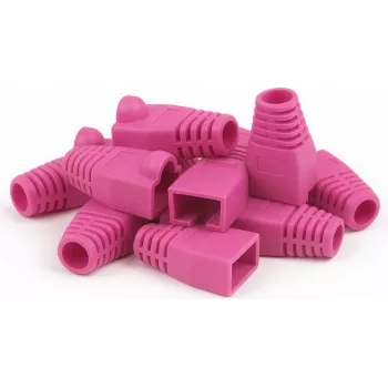 DSIT DANICOM RJ45-stikbeskyttelseshus pink 10-pak