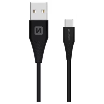 Swissten USB-A til USB-C 3.1 Gen 1 kabel 1,5 m sort