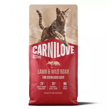 Carnilove Active kat lam & vildsvin kastreret 6kg