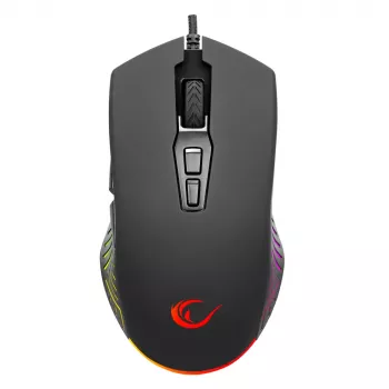 Rampage Spear V2 kablet gaming-mus 12800 DPI optisk RGB sort