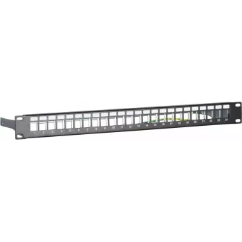 DSIT DS-Patch-24STP 24-port keystone patchpanel S/UTP 1U sort