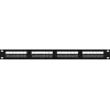 DSIT DS-Patch6a-24UTP 24-port CAT6a UTP patchpanel, 19 inch 1U, 10GbE, PoE+