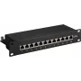 DSIT DS-10Patch6a-12STP 10 inch 12-port STP CAT 6a patchpanel